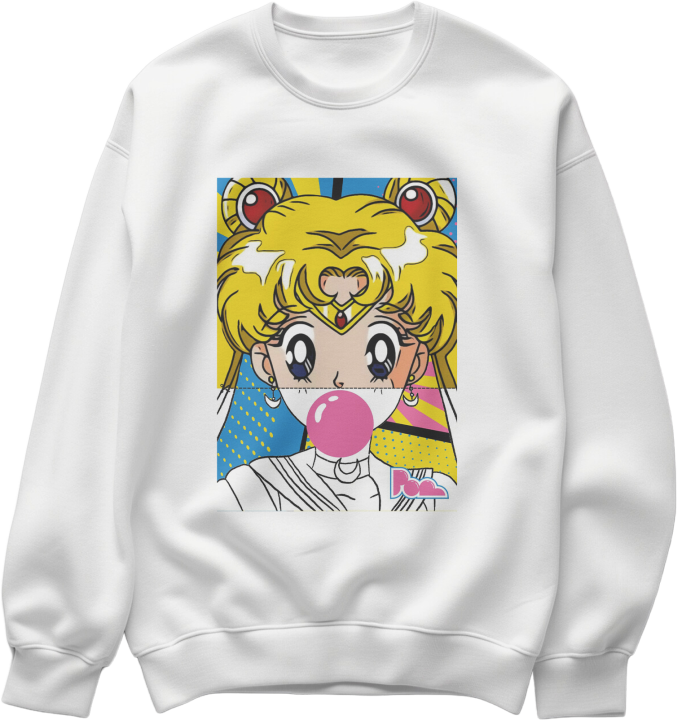 Felpa Girocollo bubble "Sailor Moon" Pop