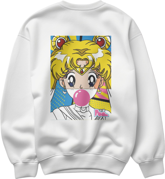 Felpa Girocollo bubble "Sailor Moon" Pop