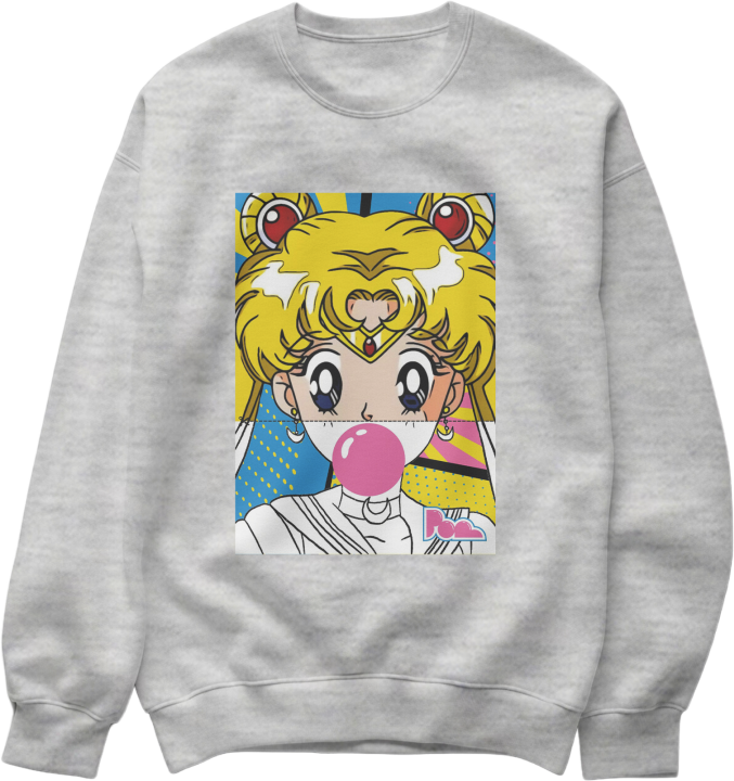 Felpa Girocollo bubble "Sailor Moon" Pop