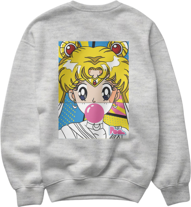 Felpa Girocollo bubble "Sailor Moon" Pop