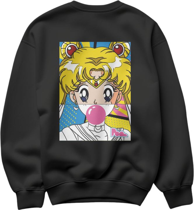 Felpa Girocollo bubble "Sailor Moon" Pop