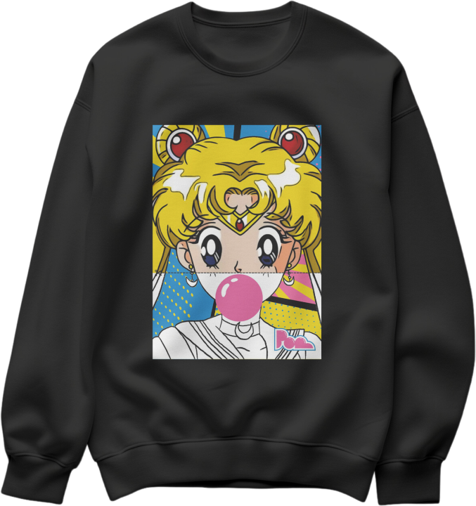 Felpa Girocollo bubble "Sailor Moon" Pop