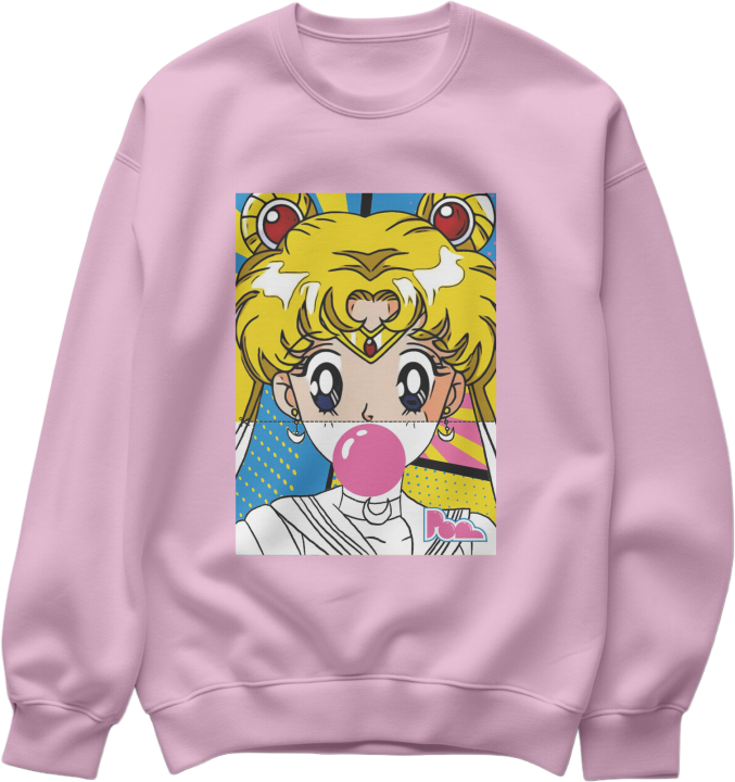 Felpa Girocollo bubble "Sailor Moon" Pop