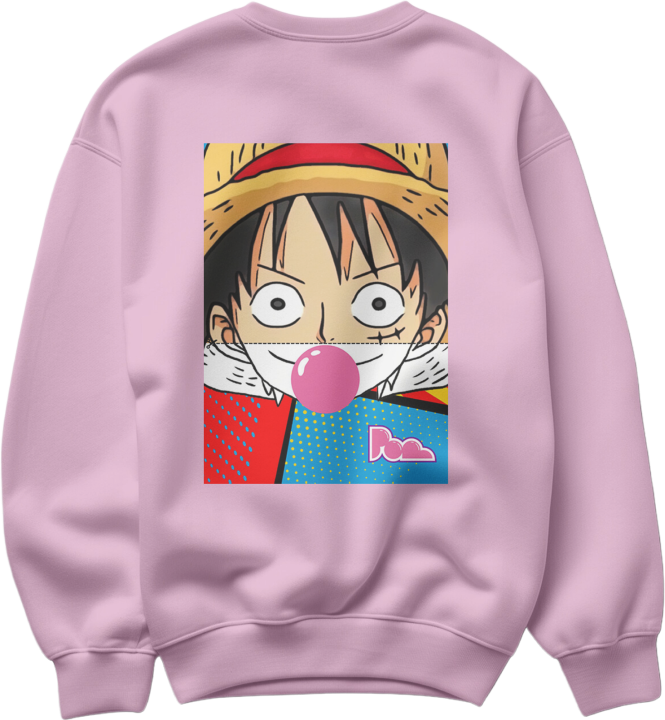 Felpa Girocollo bubble "Luffy" Pop