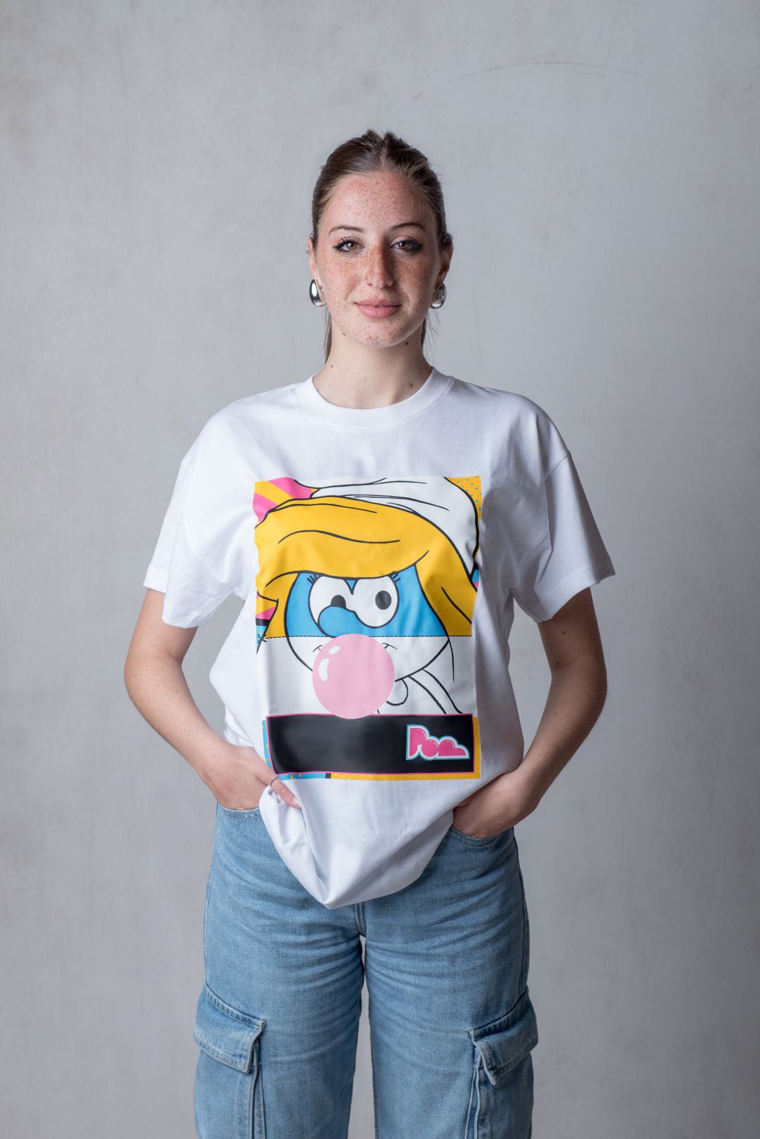 "Puffetta" Bubble Gum Tee - Bianco