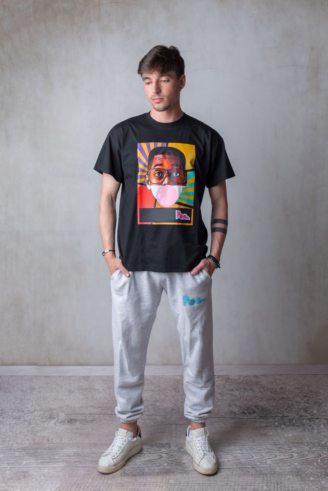 "Steve" Bubble Gum Tee - Nera