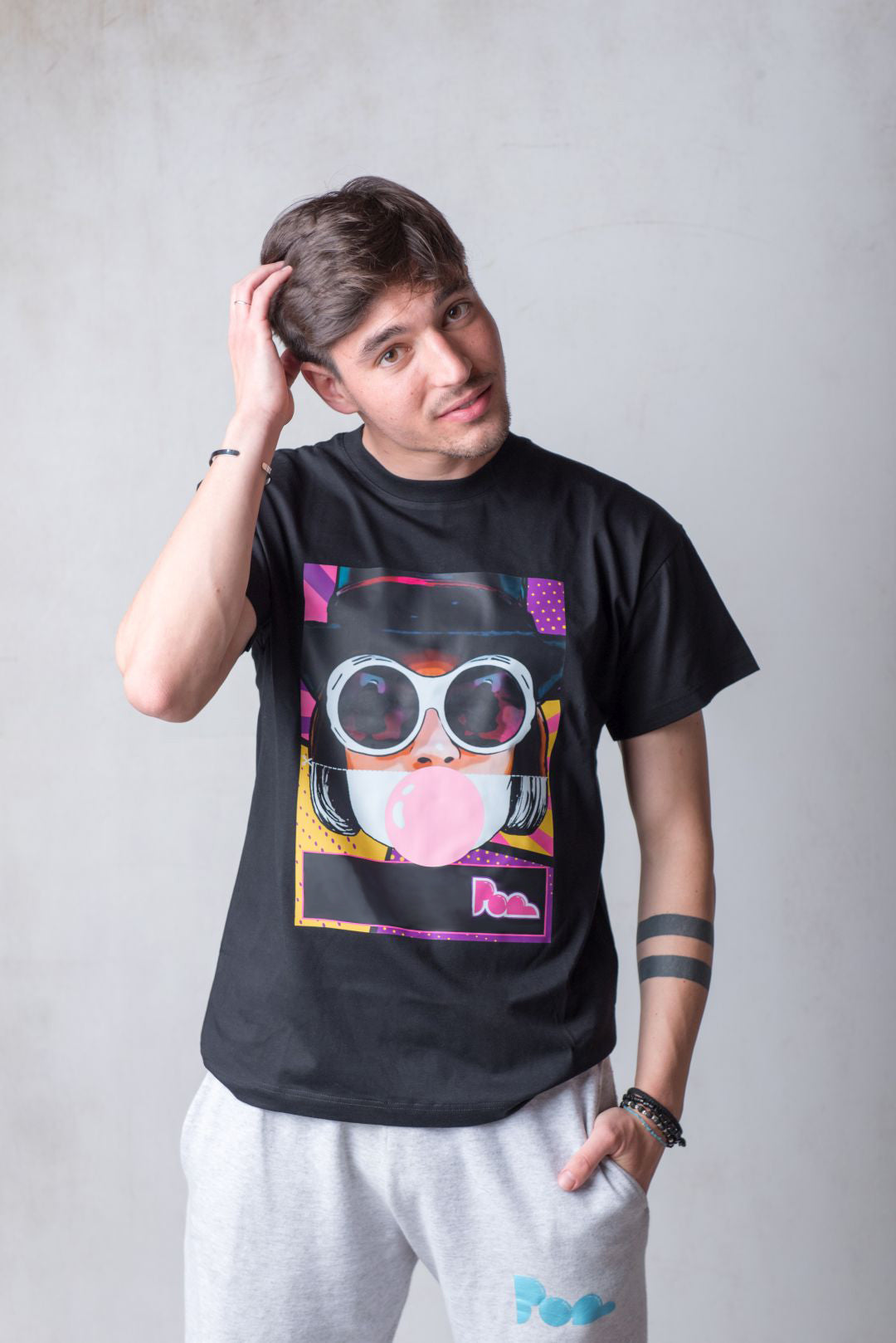 "Willy Wonka" Bubble Gum Tee - Nera