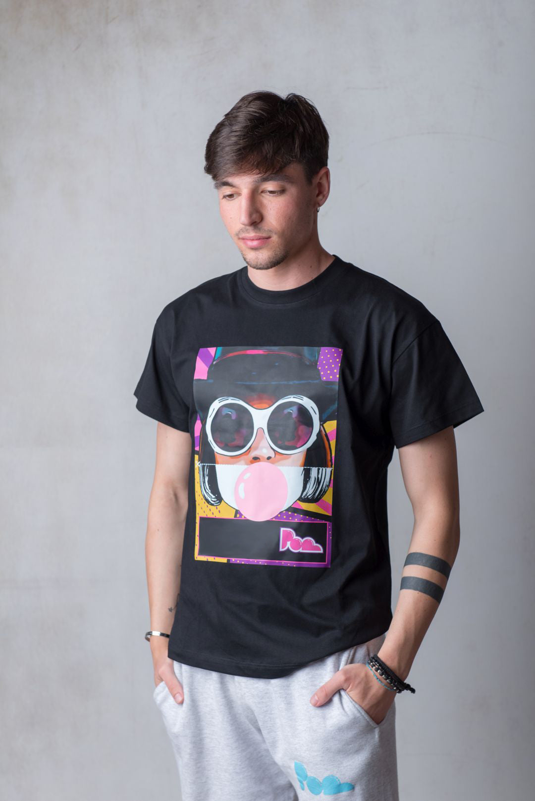 "Willy Wonka" Bubble Gum Tee - Nera