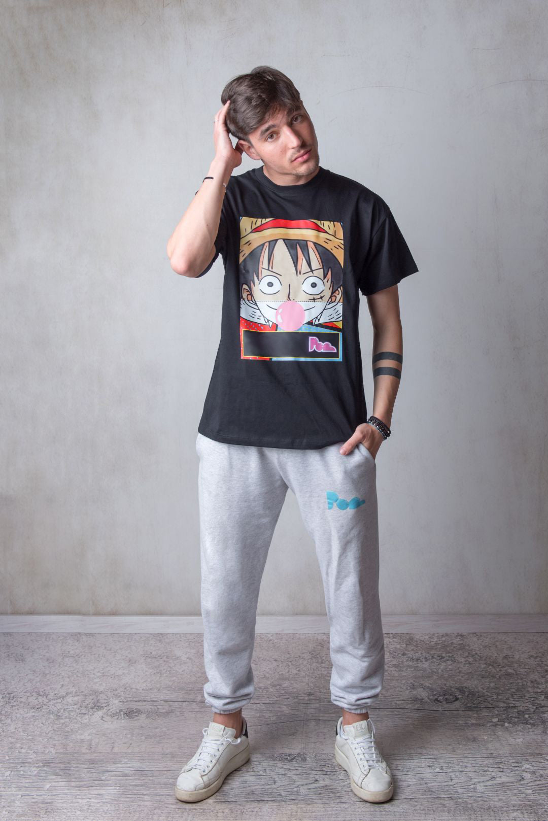 "Luffy" Bubble Gum Tee - Nera