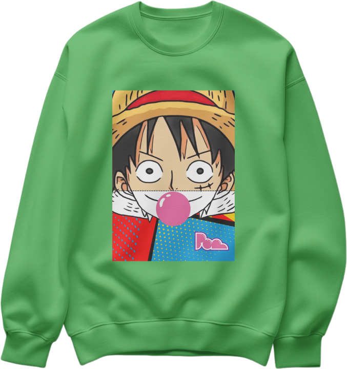 Felpa Girocollo bubble "Luffy" Pop