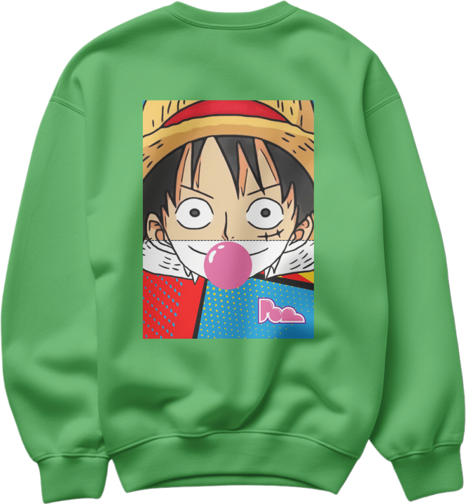 Felpa Girocollo bubble "Luffy" Pop