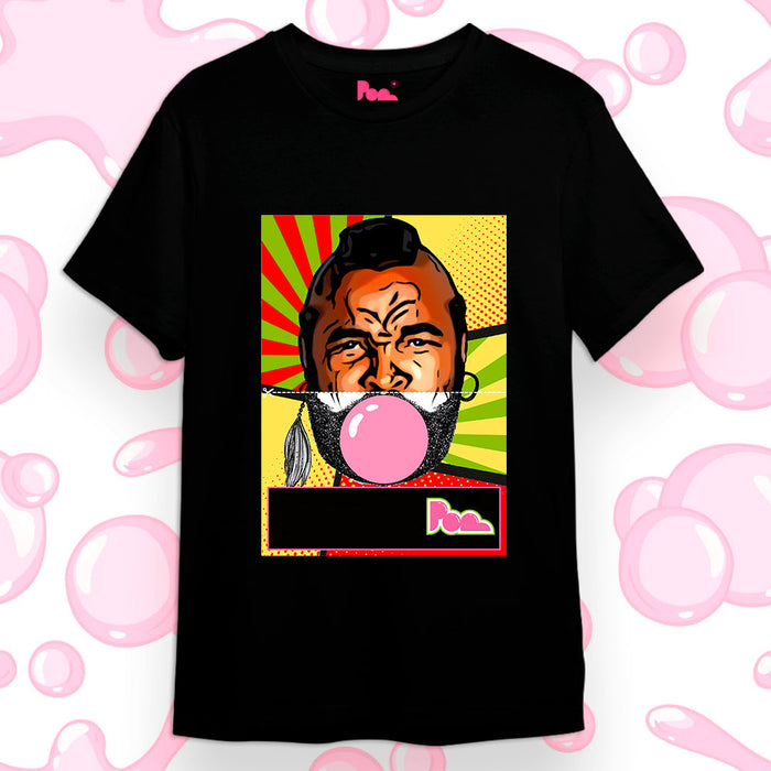 "P.E. Baracus" Bubble Gum Tee - Nera