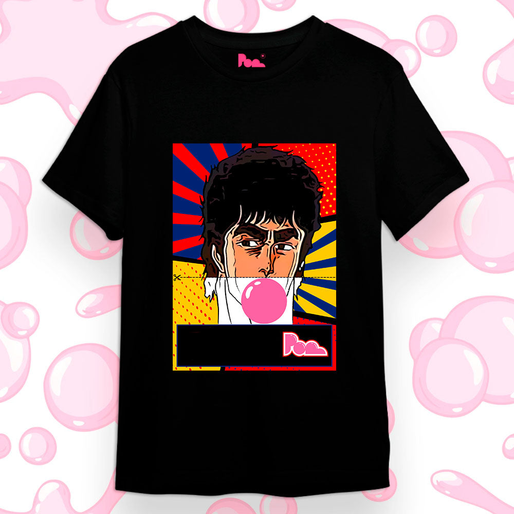 "Kenshiro" Bubble Gum Tee - Nera