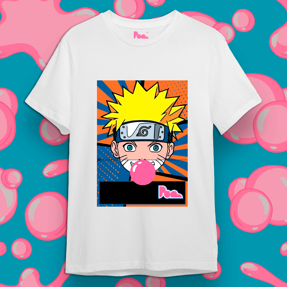 "Naruto" Bubble Gum Tee - Bianco