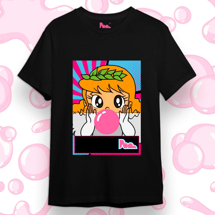 "Pollon" Bubble Gum Tee - Nera