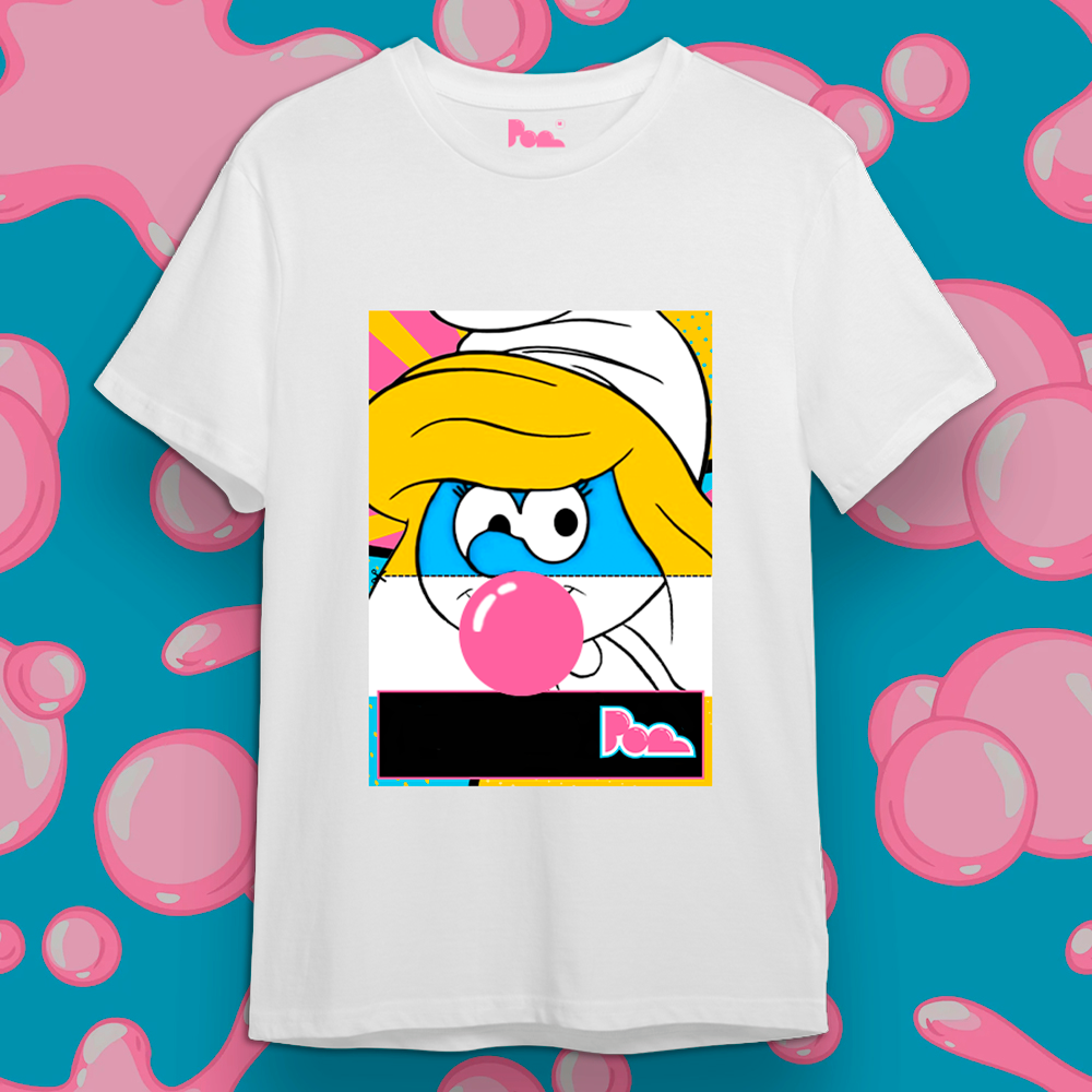 "Puffetta" Bubble Gum Tee - Bianco