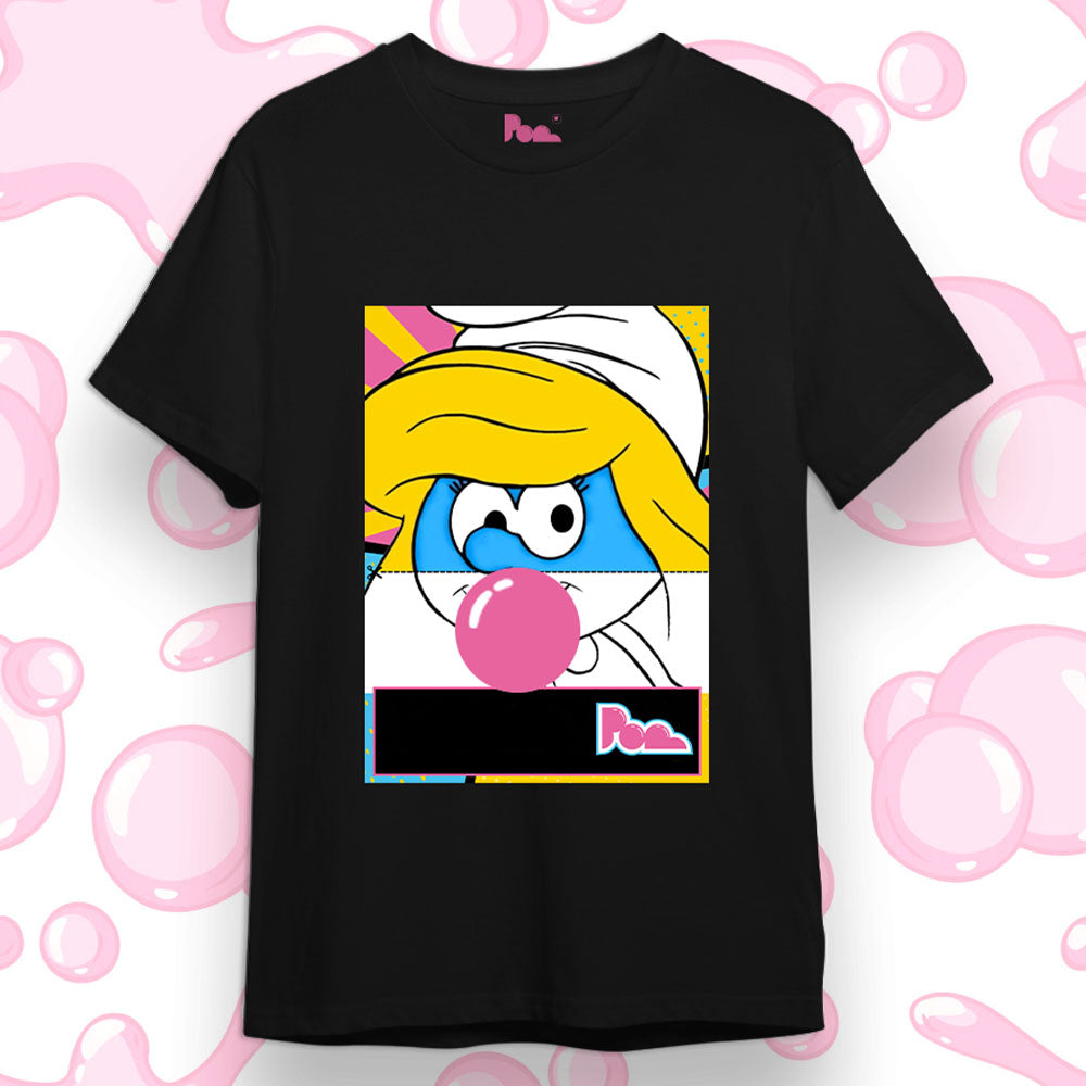 "Puffetta" Bubble Gum Tee - Nera