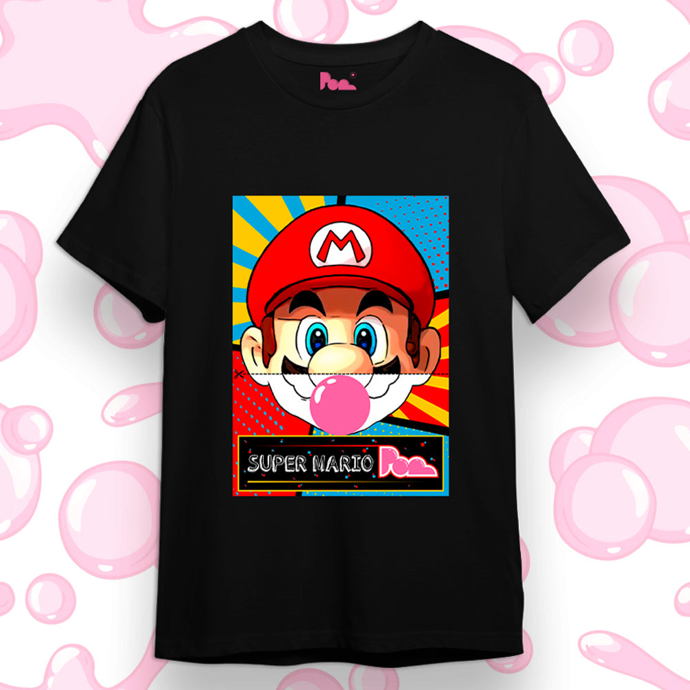 "Super Mario" Bubble Gum Tee - Nera