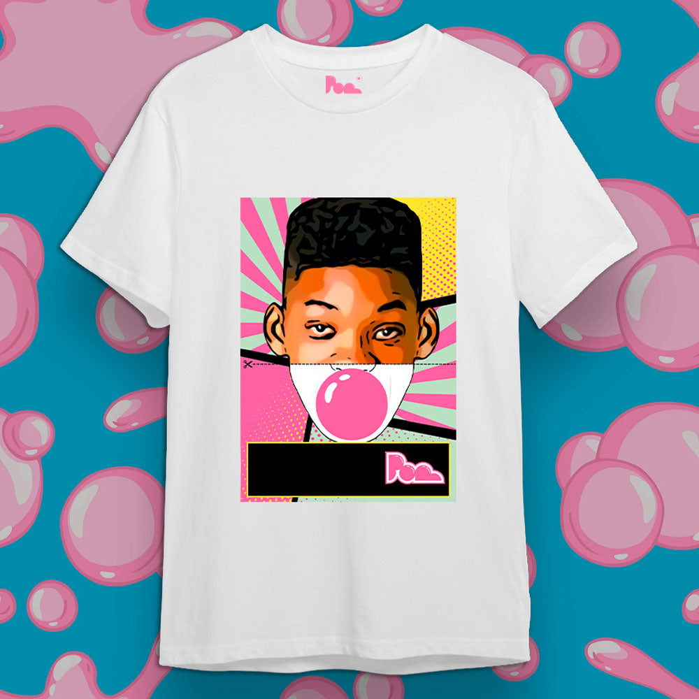 "Willy Prince" Bubble Gum Tee - Bianco