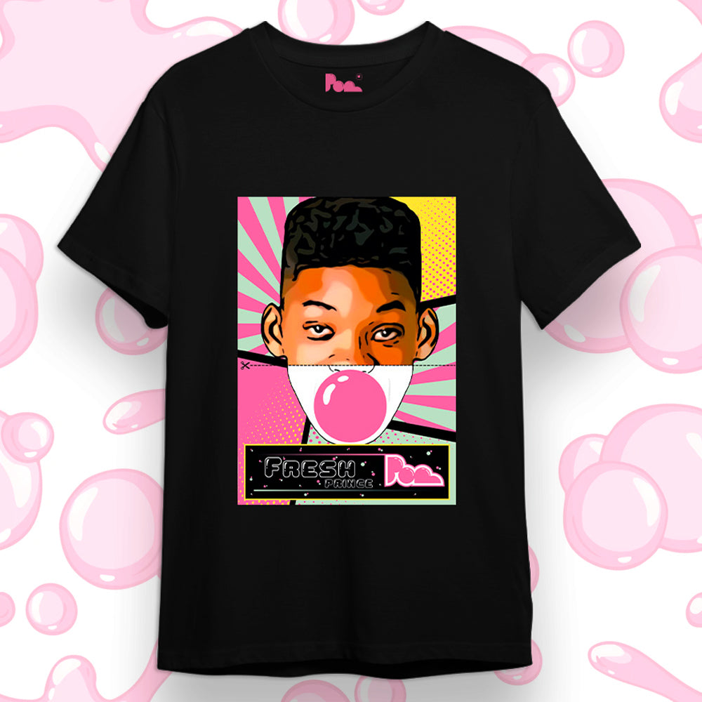 "Willy Prince" Bubble Gum Tee - Nera