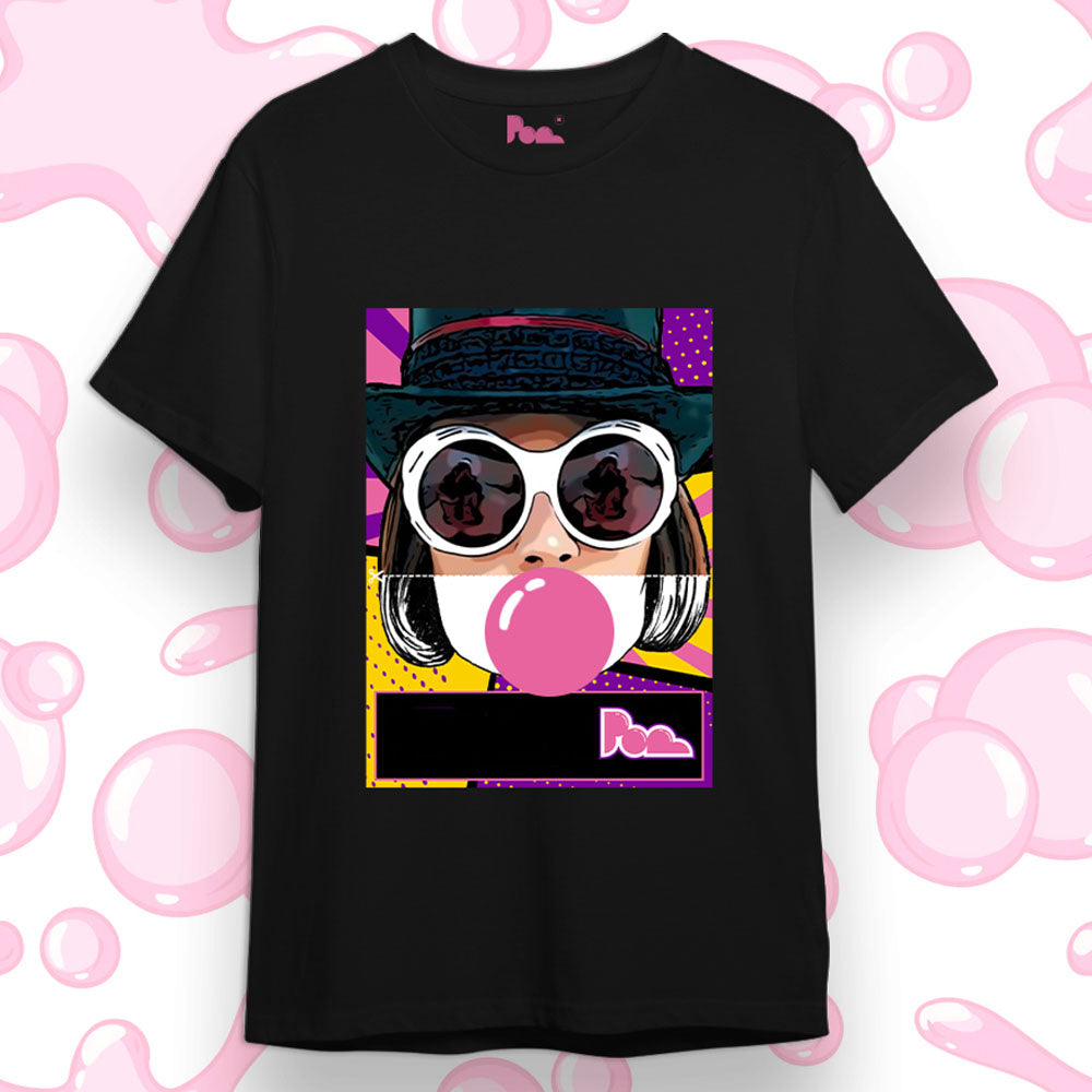 "Willy Wonka" Bubble Gum Tee - Nera