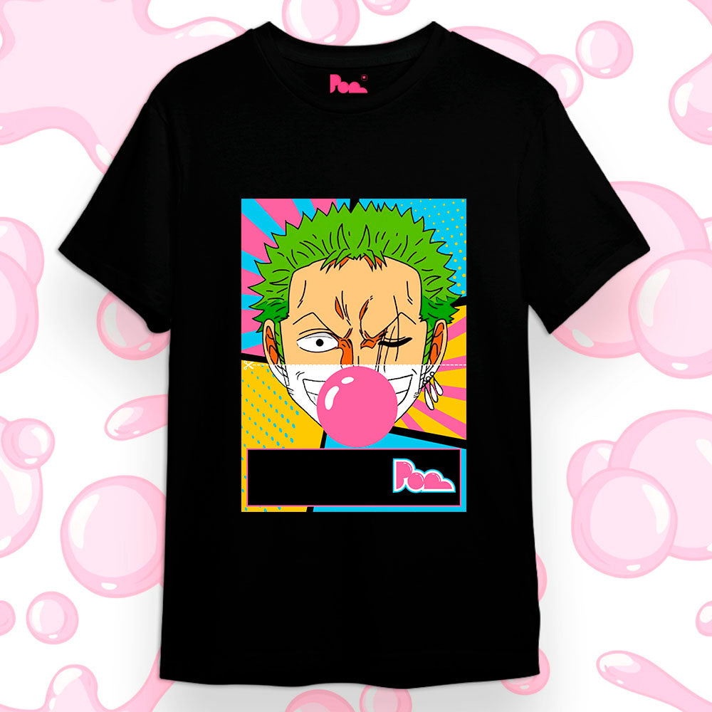 "Zoro" Bubble Gum Tee - Nera